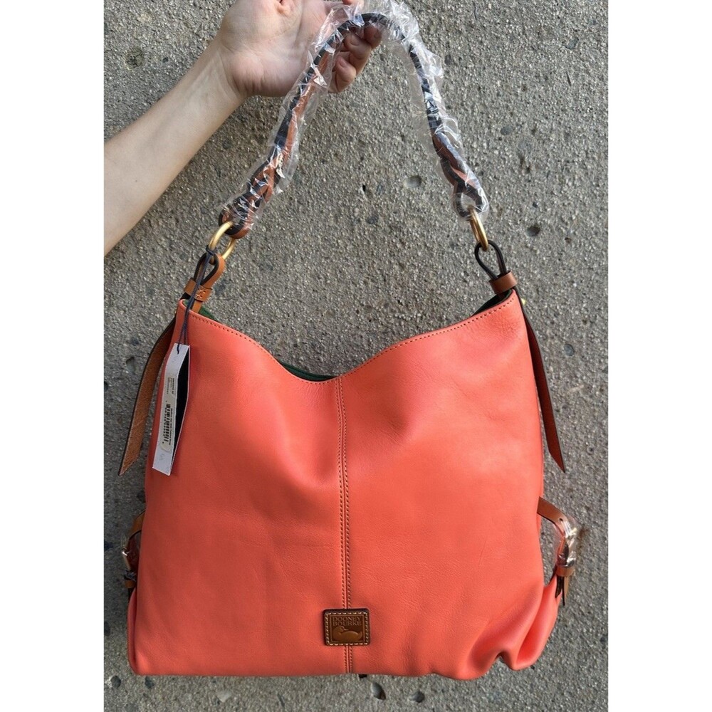 Dooney & Bourke Salmon Sac Handbag Shoulder Bag w Twisted Strap New